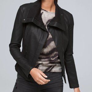 NWOT Faux Leather Black S Moto Jacket